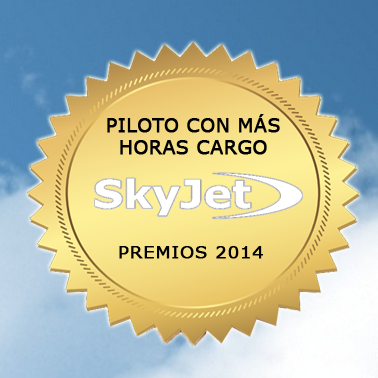 Premios SkyJet 2014: Piloto con mas horas en flota cargo