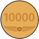 Medalla 10.000 horas