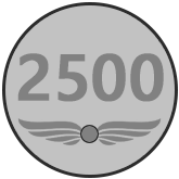 Medalla 2.500 horas