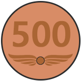 Medalla 500 horas